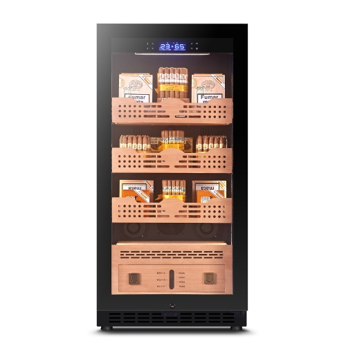 220L Electric Humidor, 2790 Counts Cigar Humidor Cabinet with Cooling Temperature Control